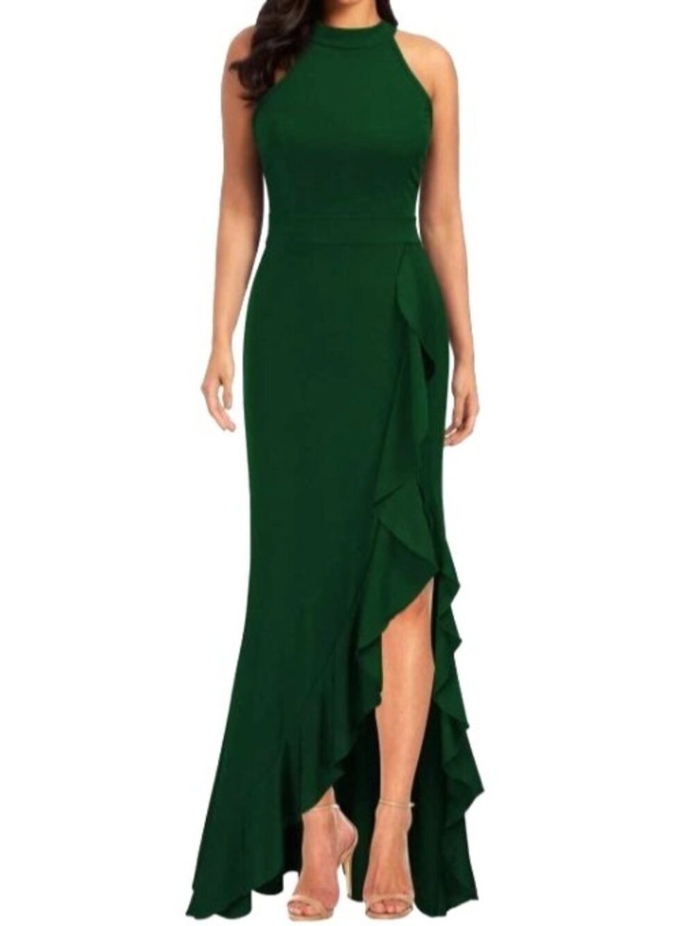 Woosea Bodycon Mermaid Evening Cocktail Long Dress Women's Size Large NWT
